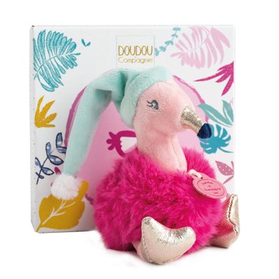 Doudou Flamant Rose - Les Minizoo DOUDOU ET COMPAGNIE