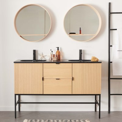 Meuble double vasque + miroir STUDIO MOB IN
