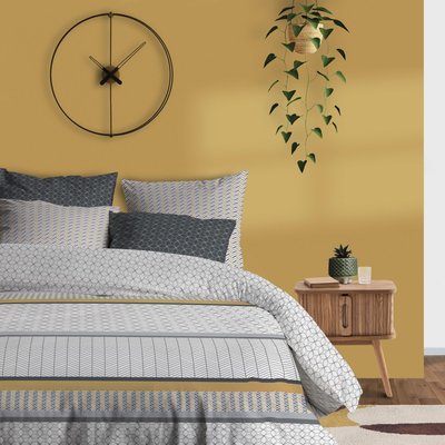 Parure De Lit 2 Personnes Gosipi Avec Housse De Couette Et Taies D'oreiller LES ATELIERS DU LINGE
