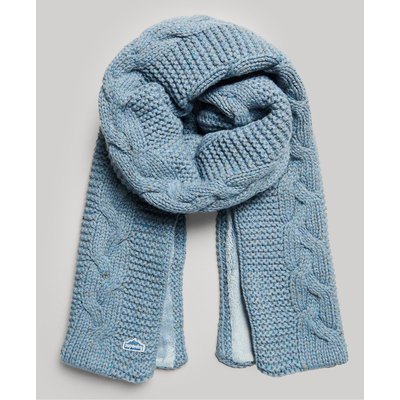 Écharpe en maille torsadée SUPERDRY