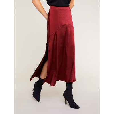 Jupe midi en satin lourd MOTIVI