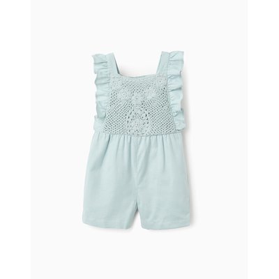 Combi-short en Coton et Lin avec Crochet ZIPPY