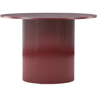 Table ronde à pied rainuré collection LENOX RECOLLECTION