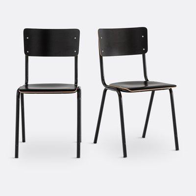 Set of 2 Hiba Stackable School Chairs LA REDOUTE INTERIEURS