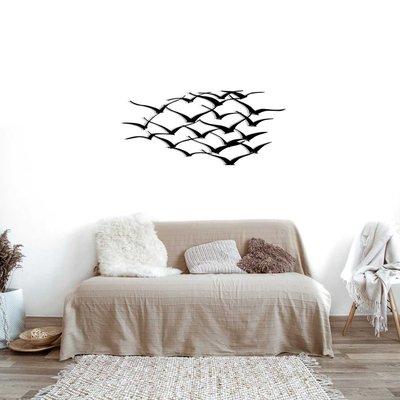 Décoration murale en métal Oiseaux HANAH HOME