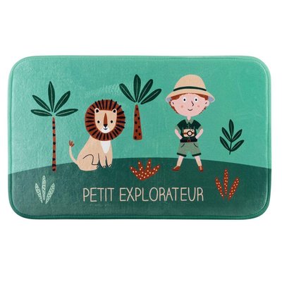 Tapis Rectangle Velours 45x75  Léo L'explorateur DECORATIE