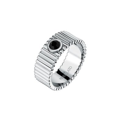 Bague en Acier, Pierre PP URBAN MORELLATO