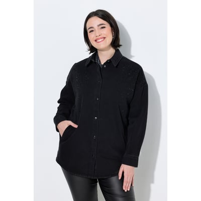 Veste en jean, petites pierres fantaisie ULLA POPKEN