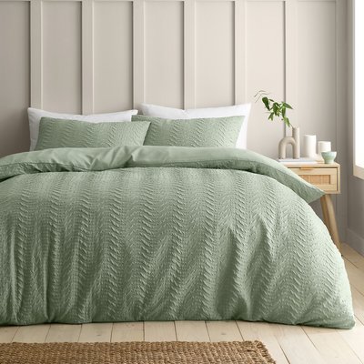 Heatset Wave Duvet Cover Set CATHERINE LANSFIELD