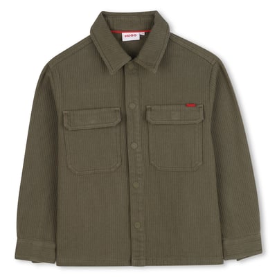 Chemise en velure côtelée HUGO KIDSWEAR