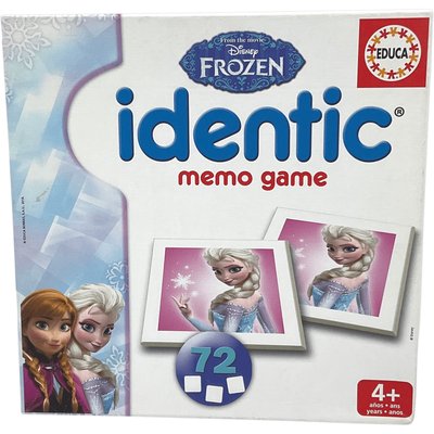 Identic memo game 72 cartes Reine des Neiges - Très bon état EDUCA