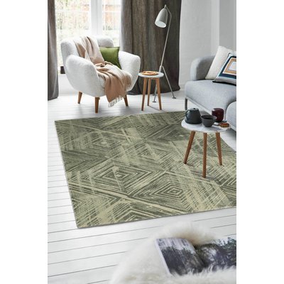 Tapis plat vintage design graphique , CUBA ESPRIT