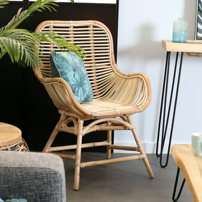 Chaise fauteuil en rotin PIER IMPORT