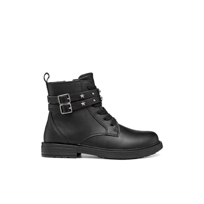 Eclair lace-up buckled ankle boots GEOX