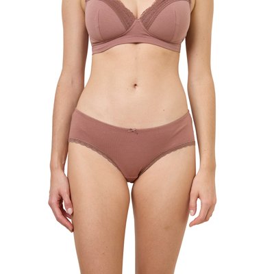 Lot de 3 culottes de grossesse en coton bio VERTBAUDET