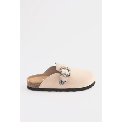 Sabots en daim à boucle style western NEXT