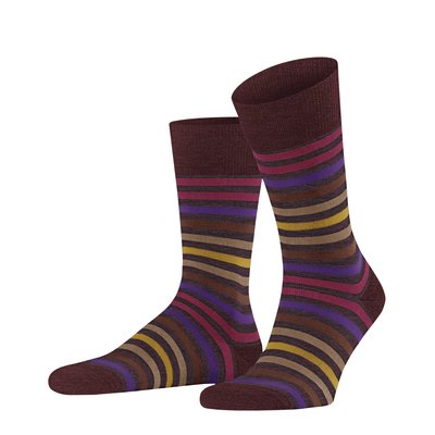 Chaussettes Tinted Stripe Laine Vierge FALKE