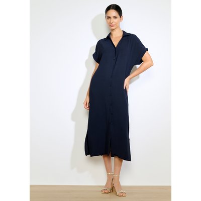 Robe-chemise en tissu crêpé LOLALIZA