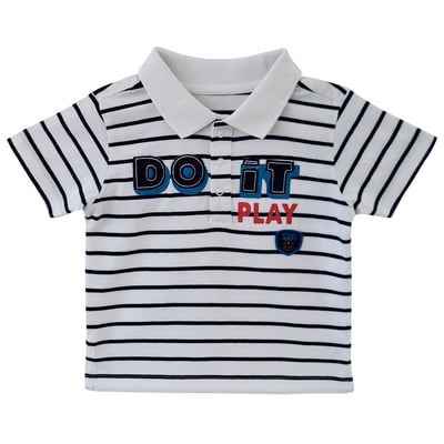 Polo garcon jersey 2/8 ans audran SUCRE D'ORGE