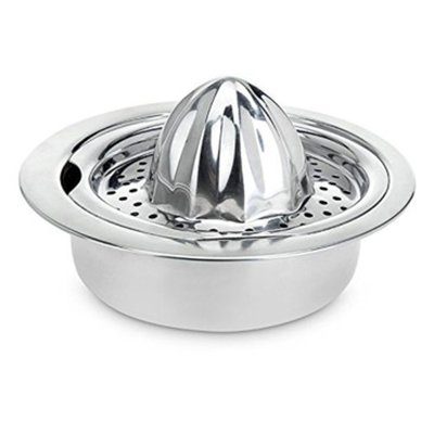 Presse-agrumes manuel en acier inoxydable 16x16x6cm WADIGA