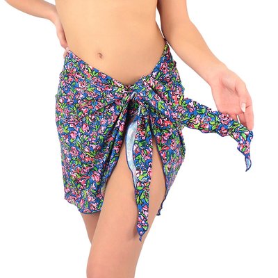 Paréo court lycra Florenza LAURA BY JANINE ROBIN