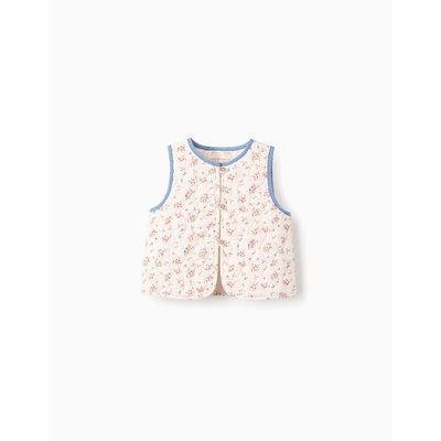 Gilet Matelassé Floral ZIPPY