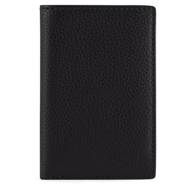 Porte cartes petit en cuir grainé CHARLES LE TANNEUR