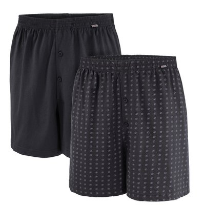 Lot de 2 caleçons Adamo coton  bleu marine ADAMO