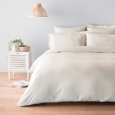Housse de couette Oxford coton tissé teint 120 fils - 300tc BIARRITZ COTTON & CO
