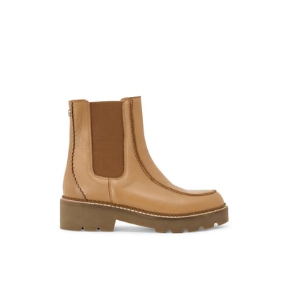 Boots en cuir RHEA MELLOW YELLOW