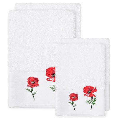 Ensemble de bain brodé 4 pièces AURORE SENSEI MAISON