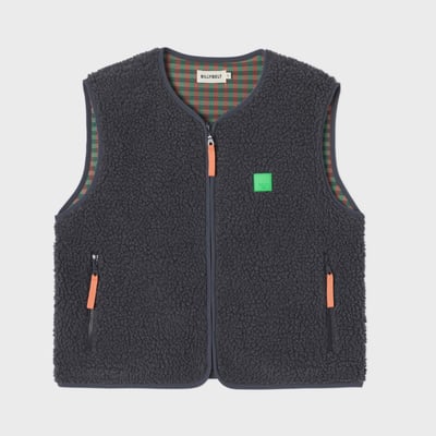 Veste sherpa zippée sans manches BILLYBELT
