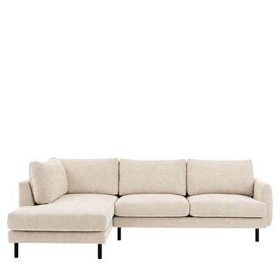 Cromwell Velvet Chenille Chaise Sofa (Left Facing) ÉDITÉ