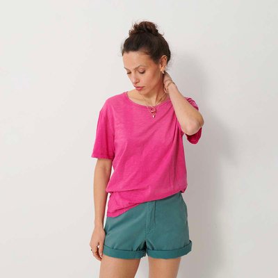 Tee Shirt en coton flammé JULY BENSIMON