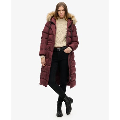 Manteau long en imitation fourrure Everest SUPERDRY