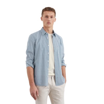 Chemise shaped avec un fin imprimé allover MARC O'POLO