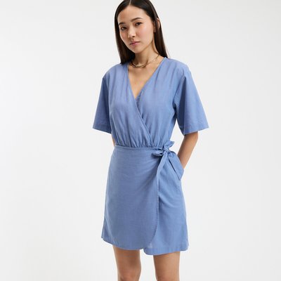 Tuta corta cache-cœur, effetto gonna LA REDOUTE COLLECTIONS