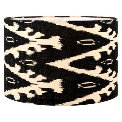 Laila Ikat Patterned Cylinder Shade SO'HOME