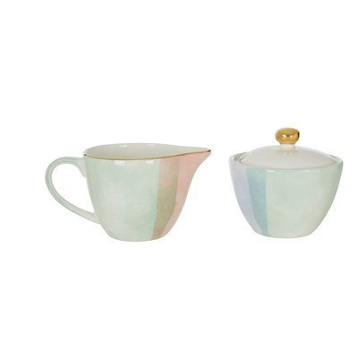 Colour of Paradise Sugar Pot and Creamer SO'HOME
