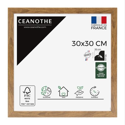 Cadre Photo 30x30 Cm Résine Recyclée PRECIOUS CEANOTHE