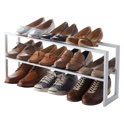Etagère à chaussures étirable acier  Line YAMAZAKI
