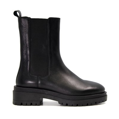 Bottines Chelsea épaisses en cuir - PRACILLA DUNE LONDON