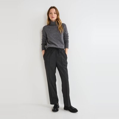 Pantalon droit taille élastiquée MONOPRIX