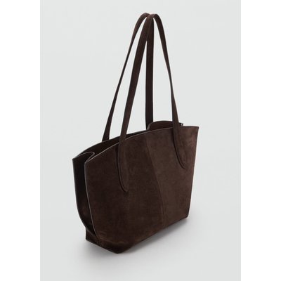 Mini sac cabas en suède MANGO