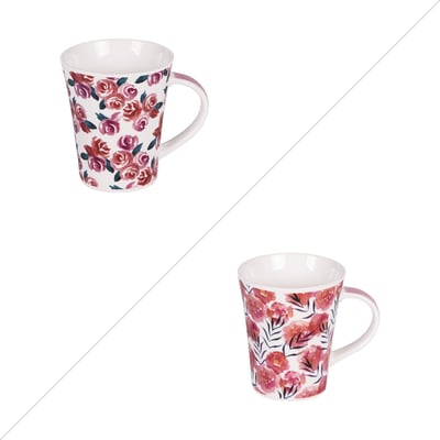 Coffret de 2 mugs Rosalia 39 cl TREND'UP