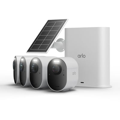 Caméra de surveillance Pack 4cam.ext. 4K Ultra3+panneau solaire ARLO