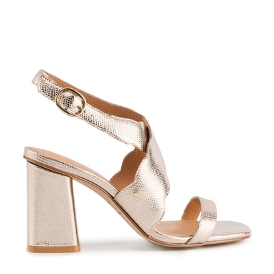 Sandales à Talons En Cuir Octavie Cuir Perlé BONS BAISERS