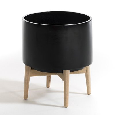 Cache-pot sur pied en hévéa H42cm, Florian AM.PM