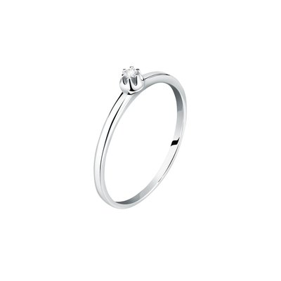 Bague en or blanc 375 B-CLASSIC BLUESPIRIT
