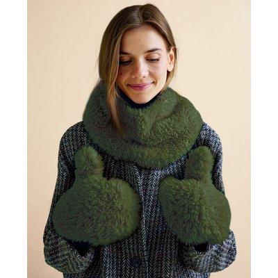 Kit Tricot Snood et Moufles Babou PHILDAR